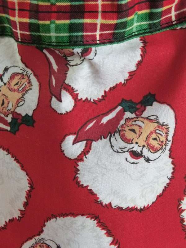 Santa bottle bag - detail