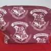 Image of makeup bag made with Hogwarts themed fabric