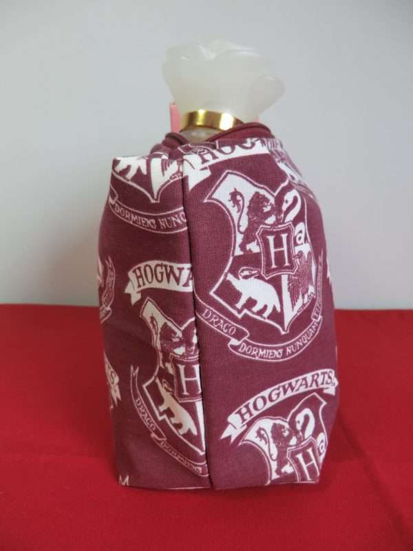 Image of side view of Hogwarts makeup bag