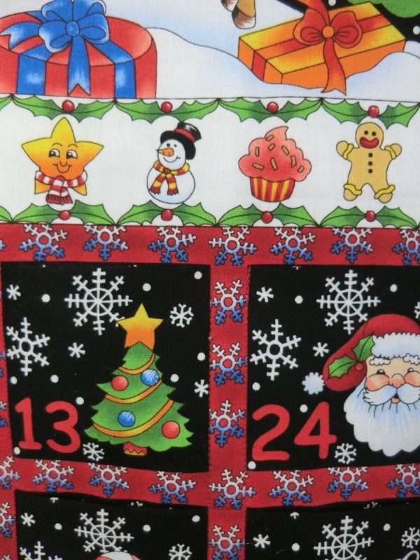 Closeup of Snow storm Advent