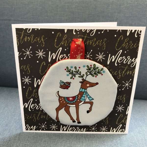 Reindeer card standing