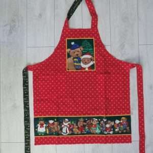 Teddy apron lying flat