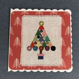 Christmas tree in cross stitch