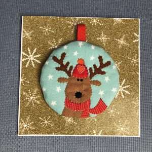 rudolph card flat