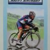 Cyclist card flat