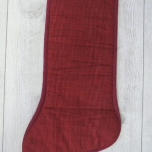 Old fashioned Santa stocking back