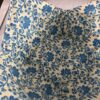 Blue floral bowl cover