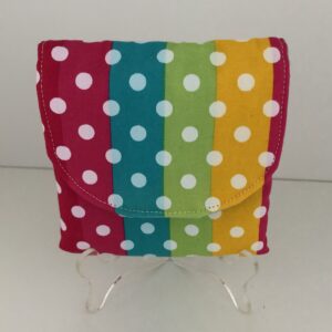 polka dot coin purse