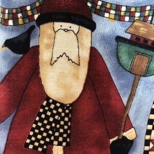 closeup of Noah stocking