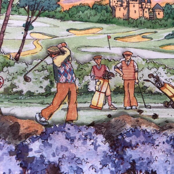 GOLF CARD CLOSEUP