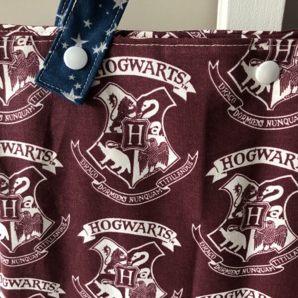 Harry Potter crayon holder showing removable strap