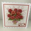 decoupage bouquet of red roses