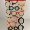 glasses case with orange top