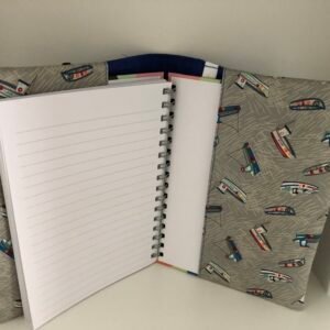 Inside of notebook at the back