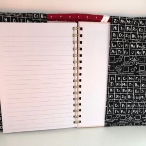 back of notebook