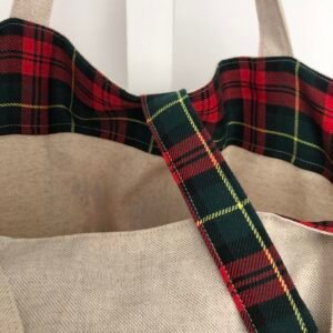 Closing strap for folding bag