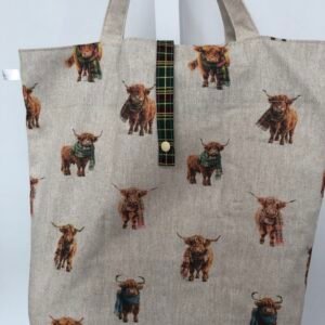 Back of folding bag