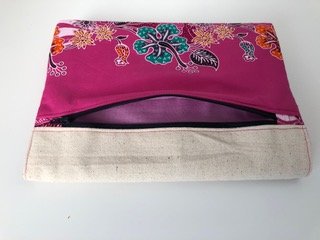 notebook front showing inside pocket