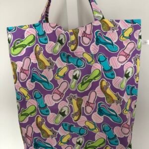 Front of shoe themed foldable bag